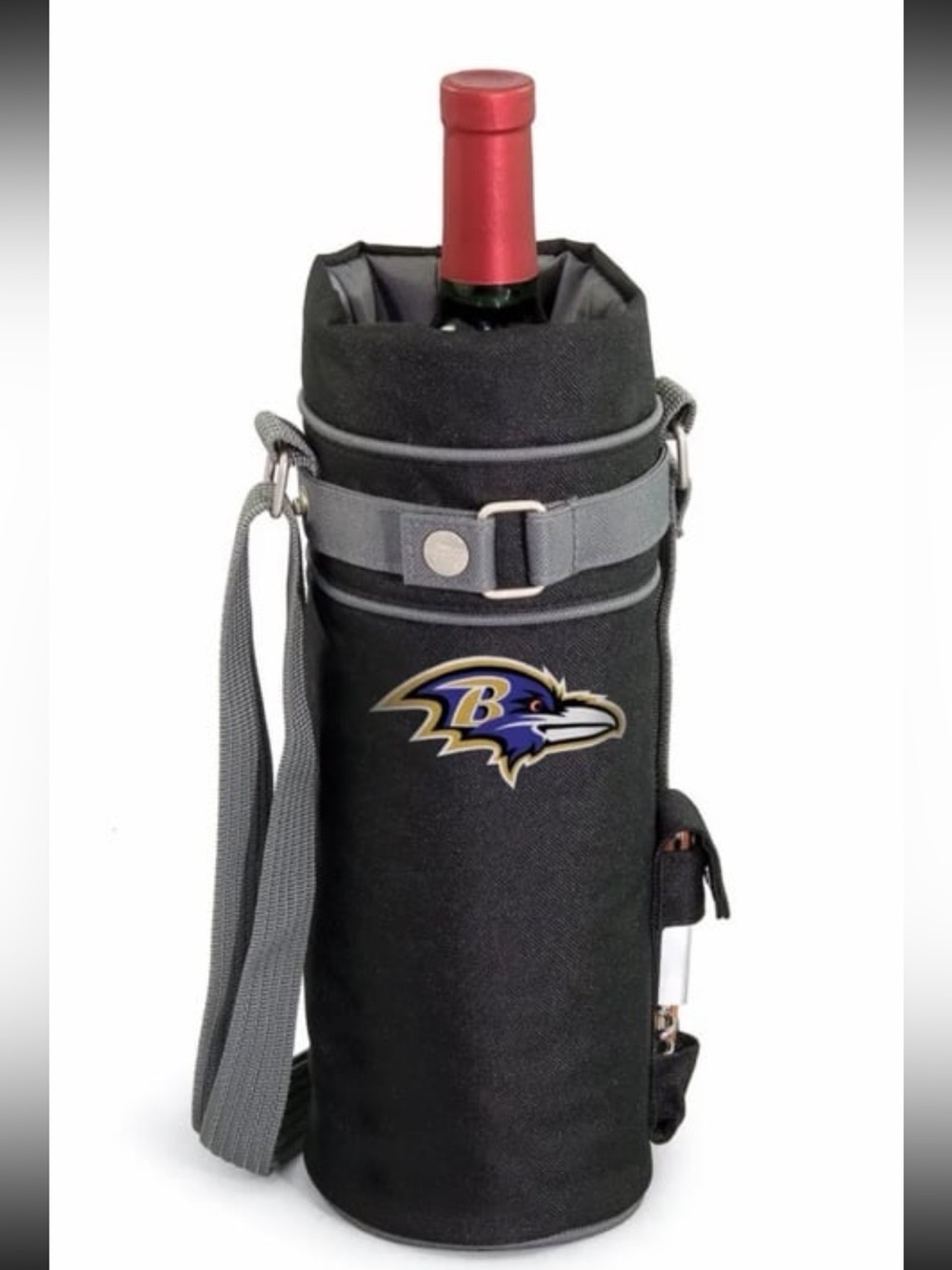 Wine Sack Baltimore Ravens
With Bottle Opener
